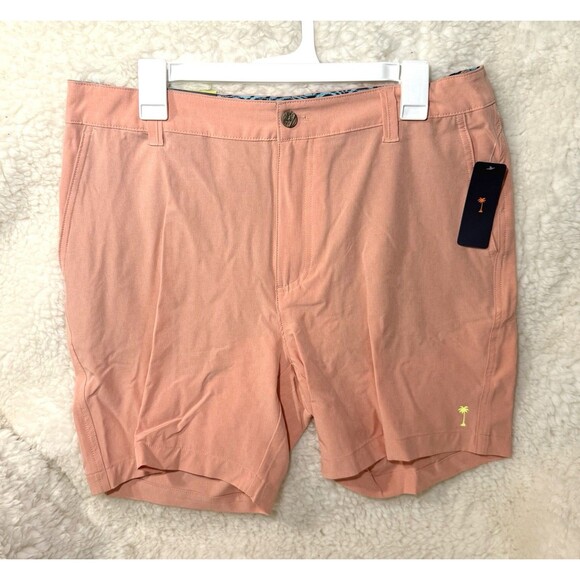 Margaritaville Mens Shorts 34 Waist 7" inseam Lobster Bisque UPF 30, Quick Dry - Picture 2 of 4